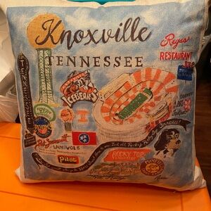 Knoxville Tennessee Themed Pillow